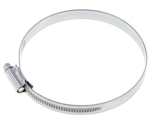 90 - 110 mm Hose Clamp with a Galvanised Steel 12 mm band - Ideal [5 Pieces]