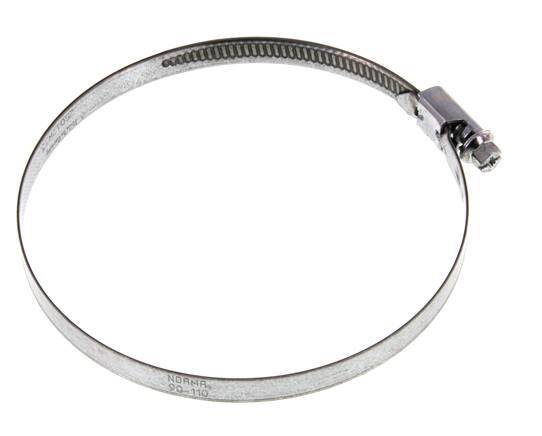 90 - 110 mm Hose Clamp with a Galvanised Steel 9 mm band - Norma [5 Pieces]