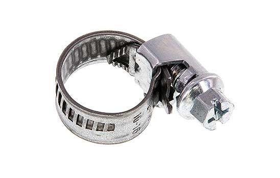 8 - 12 mm Hose Clamp with a Galvanised Steel 9 mm band - Norma [20 Pieces]