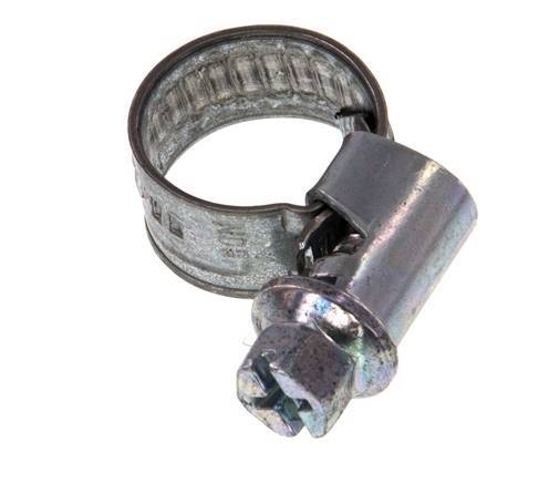 8 - 12 mm Hose Clamp with a Galvanised Steel 9 mm band - Norma [20 Pieces]