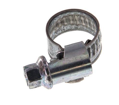 8 - 12 mm Hose Clamp with a Galvanised Steel 9 mm band - Norma [20 Pieces]