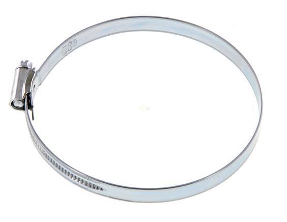 100 - 120 mm Hose Clamp with a Galvanised Steel 12 mm band - Ideal [5 Pieces]