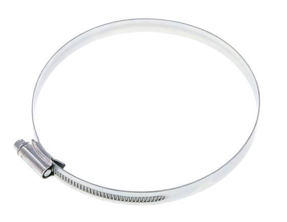 120 - 140 mm Hose Clamp with a Galvanised Steel 12 mm band - Ideal [2 Pieces]