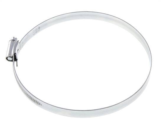 120 - 140 mm Hose Clamp with a Galvanised Steel 12 mm band - Ideal [2 Pieces]