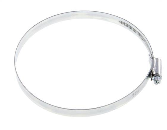 120 - 140 mm Hose Clamp with a Galvanised Steel 12 mm band - Ideal [2 Pieces]