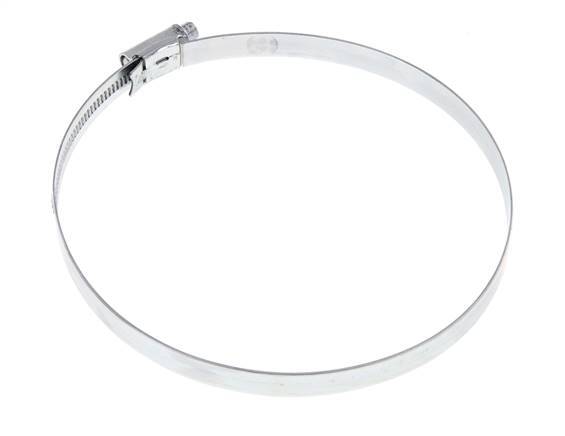 130 - 150 mm Hose Clamp with a Galvanised Steel 12 mm band - Ideal [2 Pieces]