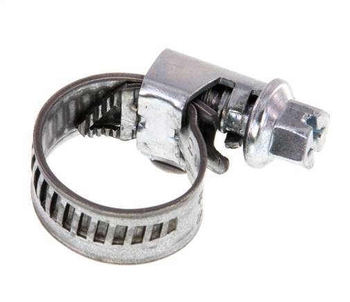 10 - 16 mm Hose Clamp with a Galvanised Steel 9 mm band - Norma [20 Pieces]