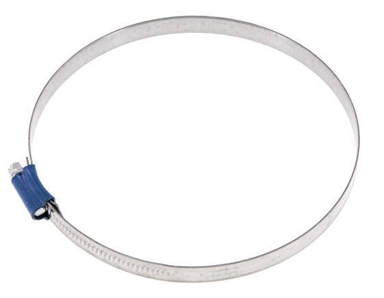140 - 160 mm Hose Clamp with a Galvanised Steel 12 mm band - Aba [2 Pieces]