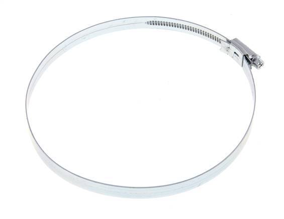 140 - 160 mm Hose Clamp with a Galvanised Steel 12 mm band - Ideal [2 Pieces]