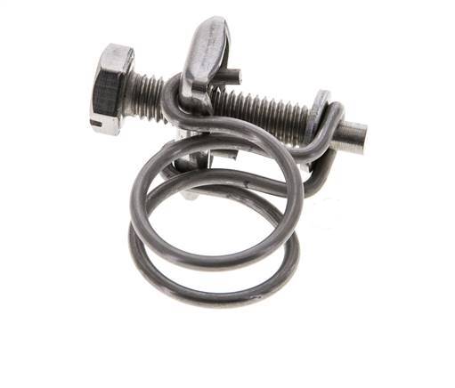 15 - 18 mm Hose Clamp Galvanised Steel