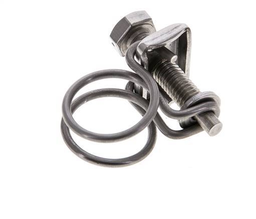 15 - 18 mm Hose Clamp Galvanised Steel