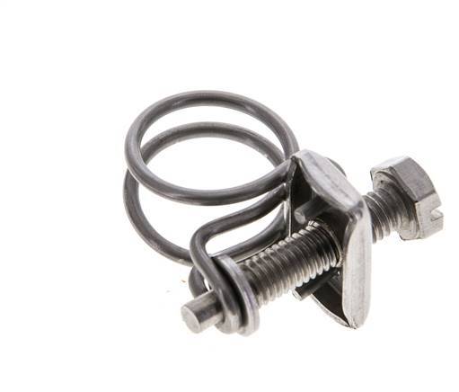 15 - 18 mm Hose Clamp Galvanised Steel