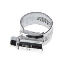 12 - 20 mm Hose Clamp with a Galvanised Steel 12 mm band - Ideal [10 Pieces]