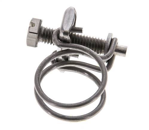 19 - 22 mm Hose Clamp Stainless Steel 304 [2 Pieces]