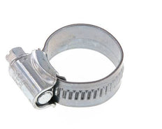 16 - 25 mm Hose Clamp with a Galvanised Steel 12 mm band - Ideal [10 Pieces]
