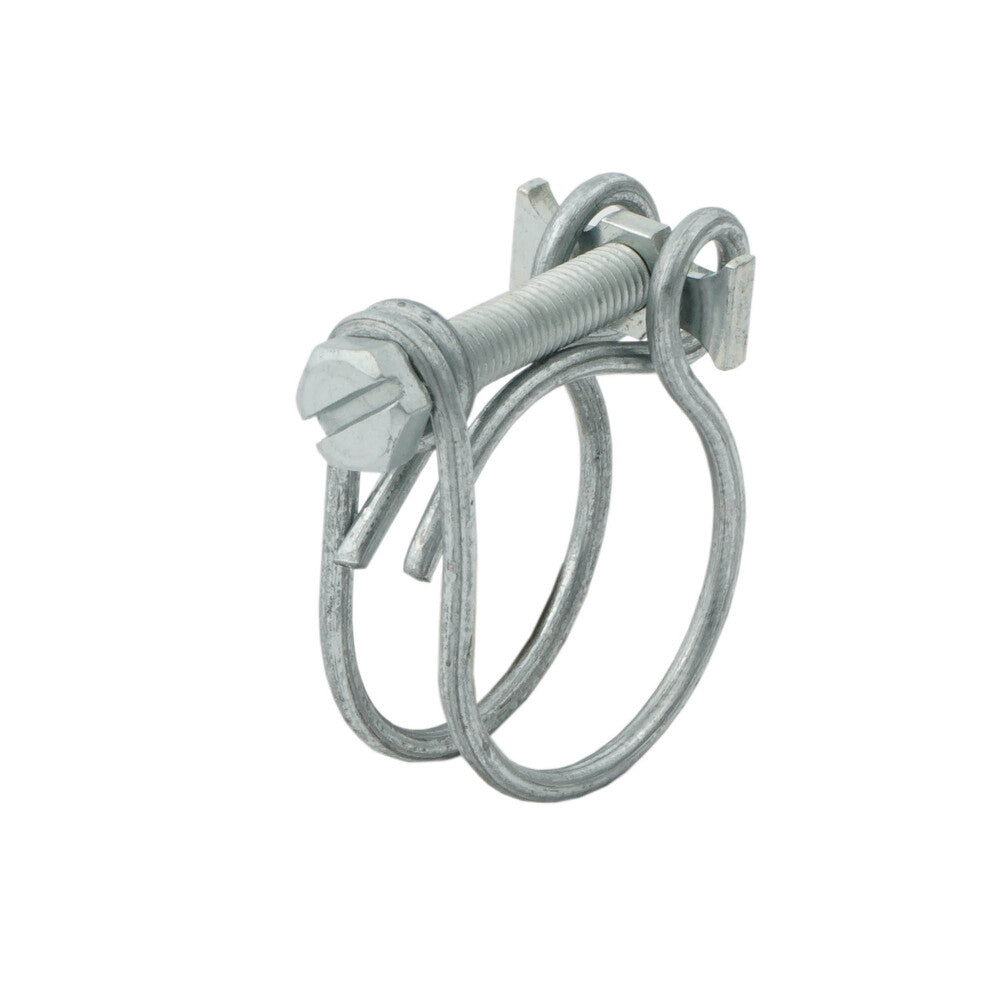 22 - 25 mm Hose Clamp Galvanised Steel [5 Pieces]