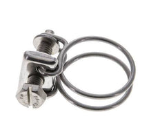 22 - 26 mm Hose Clamp Stainless Steel 304 [2 Pieces]