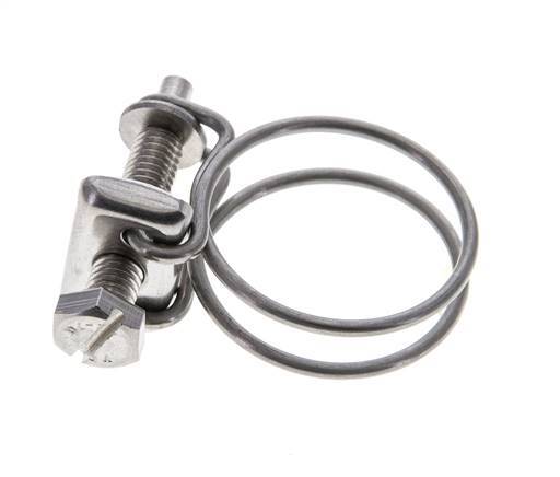 26 - 30 mm Hose Clamp Stainless Steel 304 [2 Pieces]
