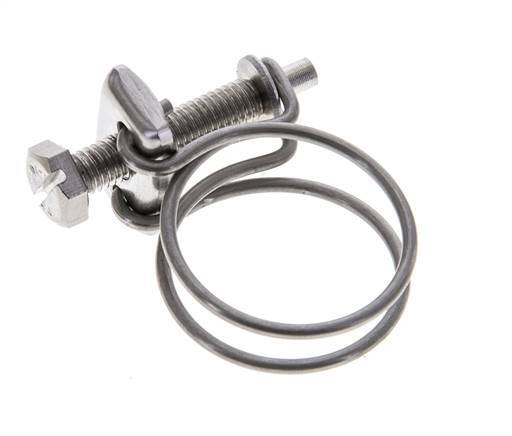 26 - 30 mm Hose Clamp Stainless Steel 304 [2 Pieces]