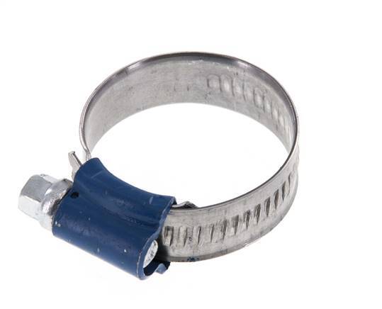 20 - 32 mm Hose Clamp with a Galvanised Steel 12 mm band - Aba [5 Pieces]