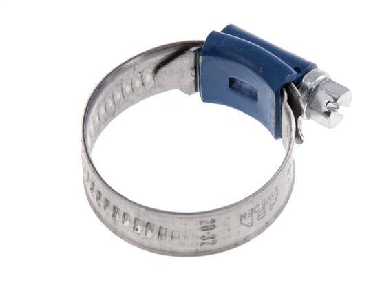20 - 32 mm Hose Clamp with a Galvanised Steel 12 mm band - Aba [5 Pieces]