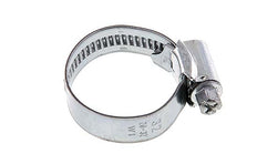 25 - 40 mm Hose Clamp with a Galvanised Steel 12 mm band - Ideal [5 Pieces]