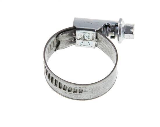 20 - 32 mm Hose Clamp with a Galvanised Steel 12 mm band - Norma [10 Pieces]