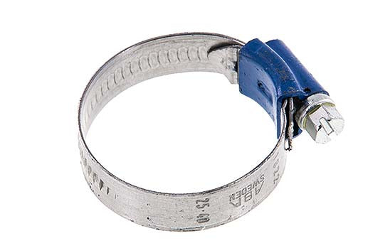 32 - 50 mm Hose Clamp with a Galvanised Steel 12 mm band - Aba [5 Pieces]