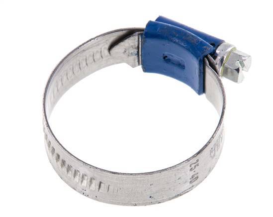 25 - 40 mm Hose Clamp with a Galvanised Steel 12 mm band - Aba [5 Pieces]