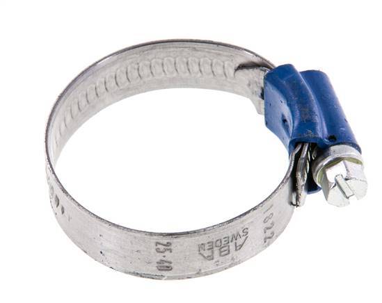 25 - 40 mm Hose Clamp with a Galvanised Steel 12 mm band - Aba [5 Pieces]