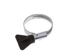 25 - 40 mm Hose Clamp with a Galvanised Steel 9 mm band With Butterfly Handle - Norma [5 Pieces]