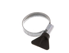 25 - 40 mm Hose Clamp with a Galvanised Steel 9 mm band With Butterfly Handle - Norma [5 Pieces]