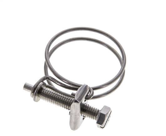 35 - 40 mm Hose Clamp Galvanised Steel