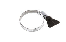 35 - 50 mm Hose Clamp with a Galvanised Steel 9 mm band With Butterfly Handle - Norma [5 Pieces]