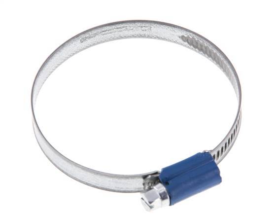 40 - 60 mm Hose Clamp with a Galvanised Steel 12 mm band - Aba [5 Pieces]