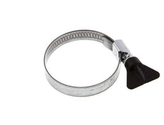 40 - 60 mm Hose Clamp with a Galvanised Steel 12 mm band With Butterfly Handle - Norma [5 Pieces]