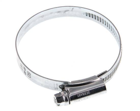 40 - 60 mm Hose Clamp with a Galvanised Steel 9 mm band - Ideal [5 Pieces]