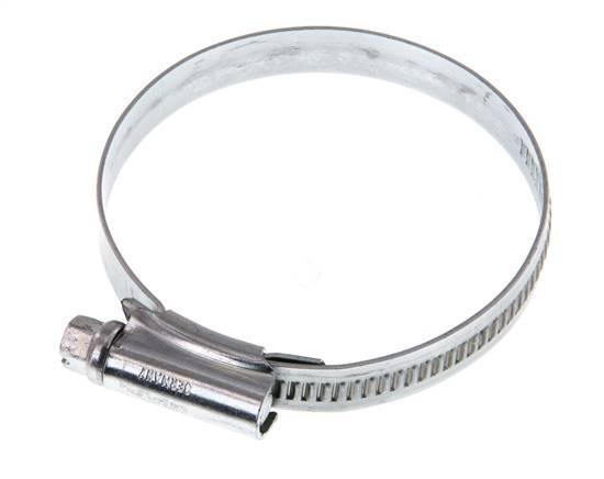 40 - 60 mm Hose Clamp with a Galvanised Steel 9 mm band - Ideal [5 Pieces]