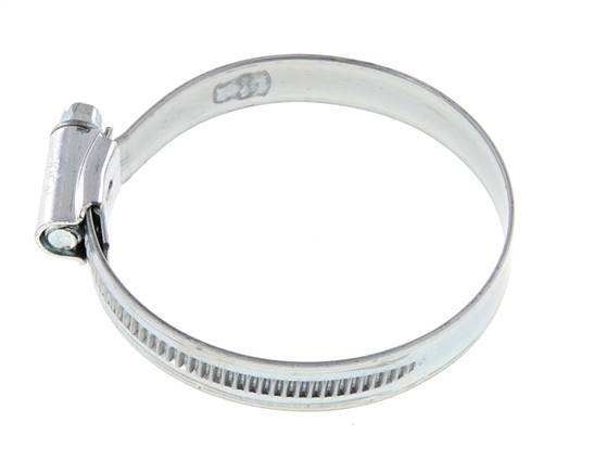 50 - 70 mm Hose Clamp with a Galvanised Steel 12 mm band - Ideal [5 Pieces]
