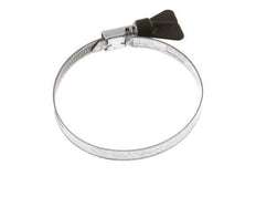 60 - 80 mm Hose Clamp with a Galvanised Steel 9 mm band With Butterfly Handle - Norma [5 Pieces]