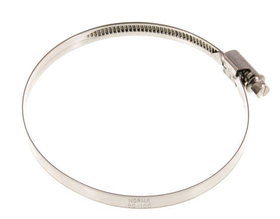 80 - 100 mm Hose Clamp with a Stainless Steel 304 9 mm band - Norma [2 Pieces]
