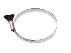 90 - 110 mm Hose Clamp with a Stainless Steel 304 12 mm band With Butterfly Handle - Norma