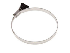 110 - 130 mm Hose Clamp with a Stainless Steel 304 12 mm band With Butterfly Handle - Norma