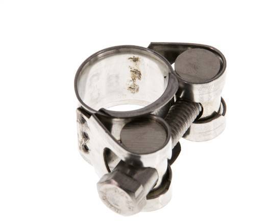 17 - 19 mm Hose Clamp with a Stainless Steel 304 18 mm band - Norma