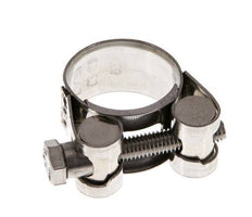 23 - 25 mm Hose Clamp with a Stainless Steel 304 18 mm band - Norma