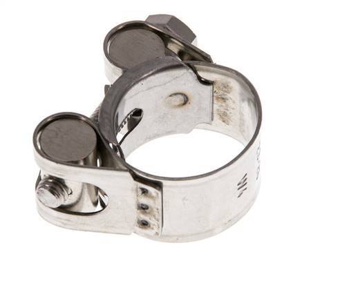 23 - 25 mm Hose Clamp with a Stainless Steel 304 18 mm band - Norma