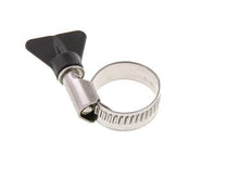 16 - 27 mm Hose Clamp with a Stainless Steel 304 12 mm band With Butterfly Handle - Norma [2 Pieces]