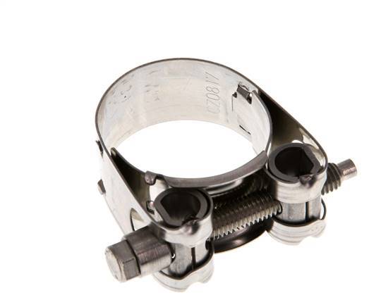 31 - 34 mm Hose Clamp with a Stainless Steel 304 18 mm band - Norma