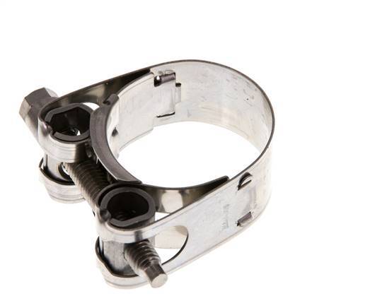 31 - 34 mm Hose Clamp with a Stainless Steel 304 18 mm band - Norma