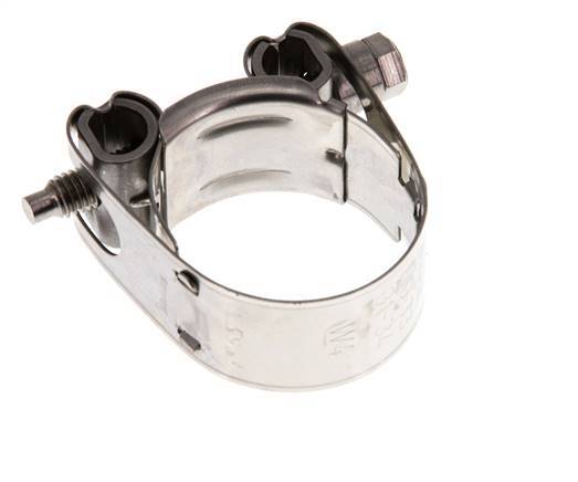 31 - 34 mm Hose Clamp with a Stainless Steel 304 18 mm band - Norma